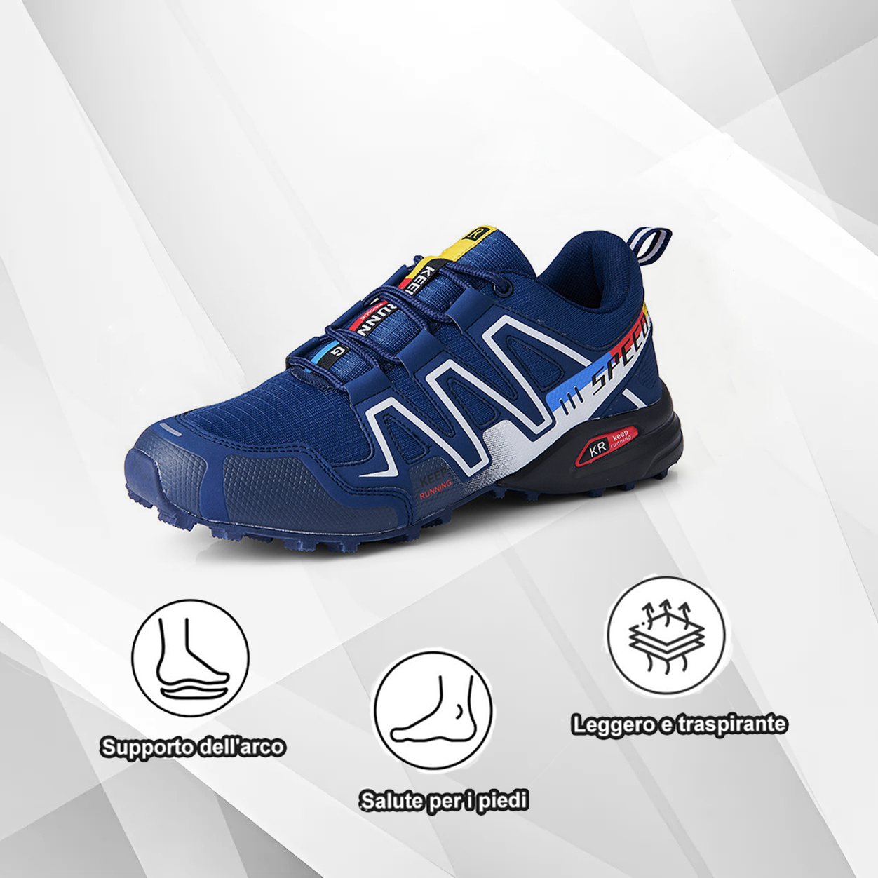 Scarpe ortopediche unisex CHARHAL® | Scarpe sportive comode e traspiranti di alta qualità | Design ergonomico per alleviare il dolore alla schiena, alle articolazioni e ai piedi | Sconto del 50% per un periodo limitato, fino a esaurimento scorte