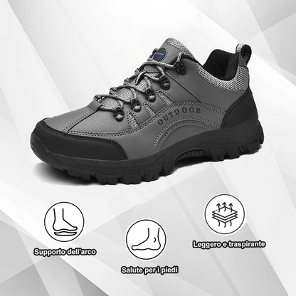 Scarpe ortopediche unisex DEVENP | Scarpe comode da trekking per esterni | Design ergonomico per alleviare il dolore alla schiena, alle articolazioni e ai piedi | Sconto del 50% a tempo limitato, fino a esaurimento scorte