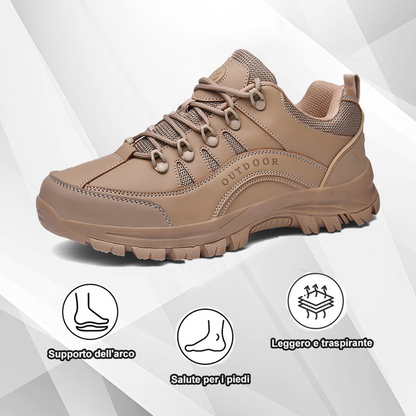 Scarpe ortopediche unisex DEVENP | Scarpe comode da trekking per esterni | Design ergonomico per alleviare il dolore alla schiena, alle articolazioni e ai piedi | Sconto del 50% a tempo limitato, fino a esaurimento scorte