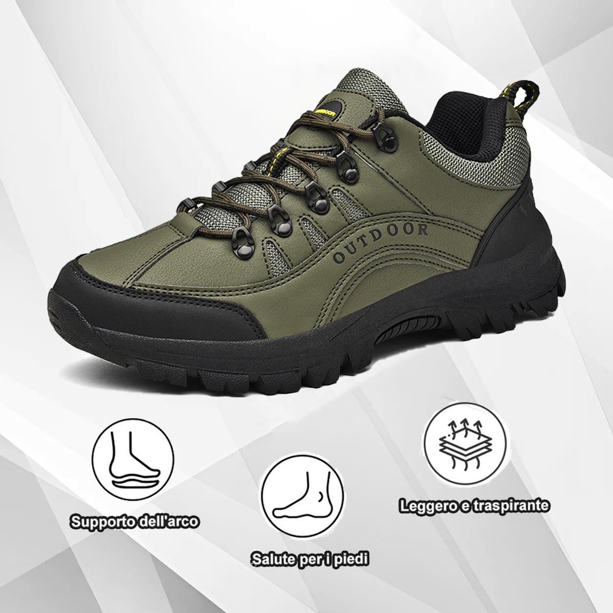 Scarpe ortopediche unisex DEVENP | Scarpe comode da trekking per esterni | Design ergonomico per alleviare il dolore alla schiena, alle articolazioni e ai piedi | Sconto del 50% a tempo limitato, fino a esaurimento scorte