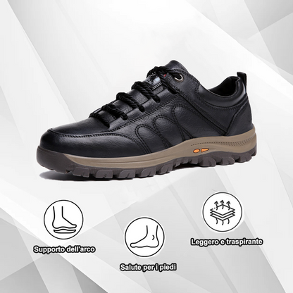 Scarpe ortopediche unisex DEVENP | Scarpe in pelle di vitello morbide, comode e leggere | Design ergonomico per alleviare il dolore alla schiena, alle articolazioni e ai piedi | Sconto del 50% per un periodo limitato, fino a esaurimento scorte