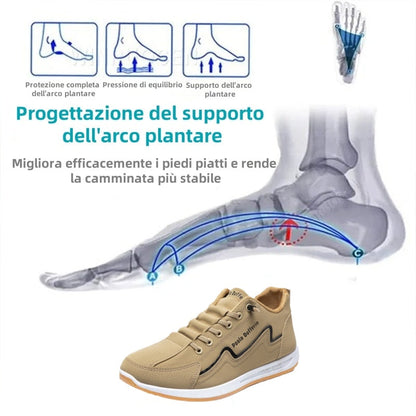 Scarpe ortopediche unisex DEVENP | Scarpe casual leggere e comode | Progettate ergonomicamente per alleviare il dolore alla schiena, alle articolazioni e ai piedi | Sconto del 50% per un periodo limitato, fino a esaurimento scorte
