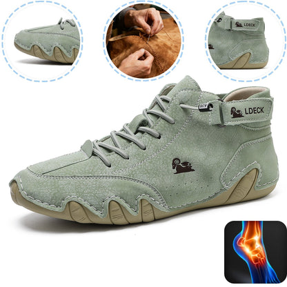 Scarpe ortopediche unisex DEVENP | Scarpe in pelle impermeabili e antiscivolo | Design ergonomico per alleviare il dolore alla schiena, alle articolazioni e ai piedi | Sconto del 50% per un periodo limitato, fino a esaurimento scorte