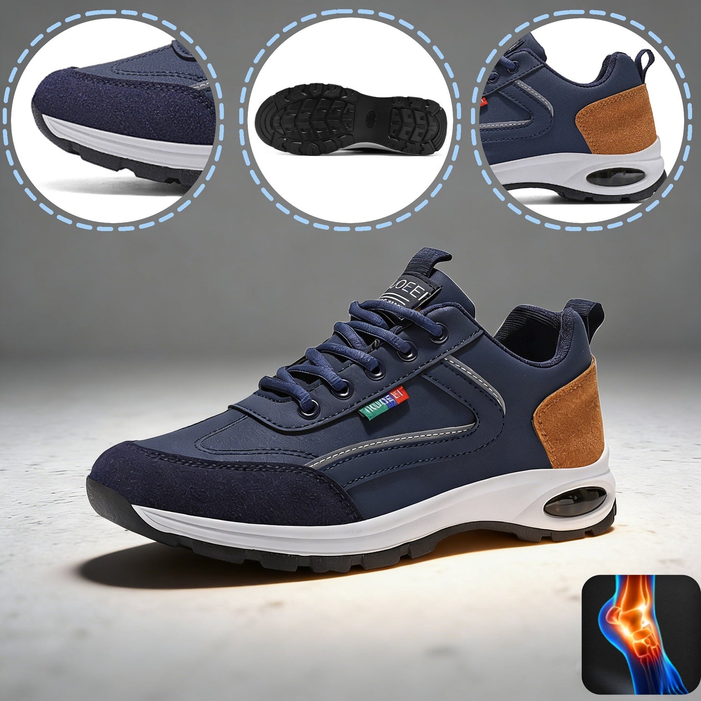 Scarpe ortopediche unisex CHARHAL® | Scarpe sportive morbide, comode e traspiranti | Progettate ergonomicamente per alleviare il dolore alla schiena, alle articolazioni e ai piedi | Sconto del 50% per un periodo limitato, fino a esaurimento scorte
