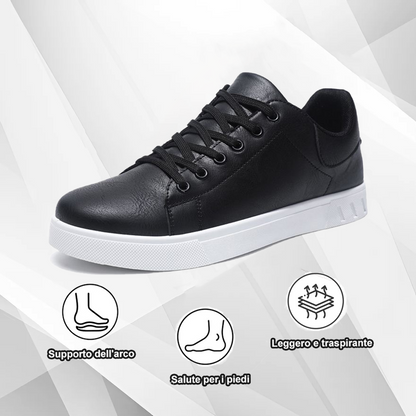 (🔥Sconto del 50% oggi - non lasciartelo sfuggire) - Una selezione di scarpe in pelle minimaliste - impermeabili e antiscivolo (che offrono supporto, durata e comfort)