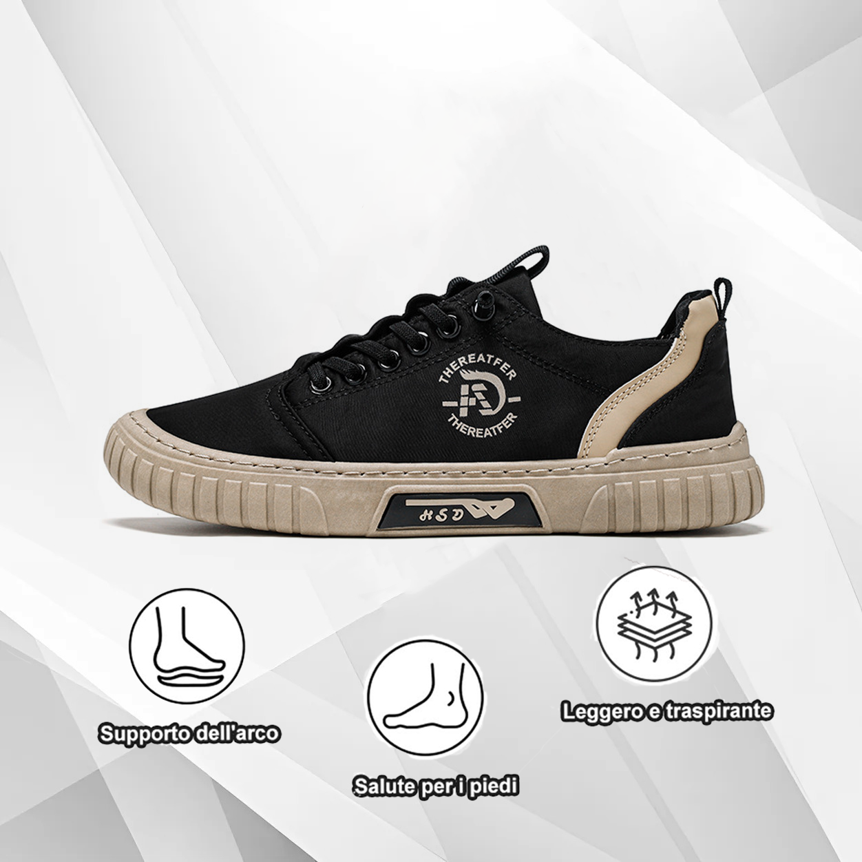 Scarpe ortopediche unisex DEVENP | Scarpe casual morbide, comode e traspiranti | Progettate ergonomicamente per alleviare il dolore alla schiena, alle articolazioni e ai piedi | Sconto del 50% per un periodo limitato, fino a esaurimento scorte