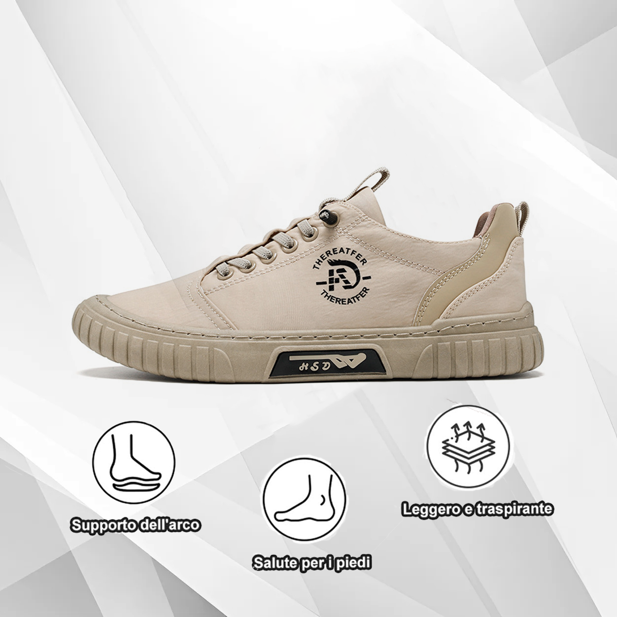 Scarpe ortopediche unisex DEVENP | Scarpe casual morbide, comode e traspiranti | Progettate ergonomicamente per alleviare il dolore alla schiena, alle articolazioni e ai piedi | Sconto del 50% per un periodo limitato, fino a esaurimento scorte