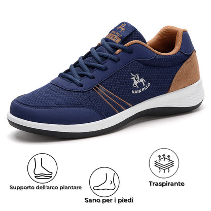 Scarpe ortopediche unisex DEVENP | Scarpe casual cucite a mano, comode e traspiranti | Progettate ergonomicamente per alleviare il dolore alla schiena, alle articolazioni e ai piedi | Sconto del 50% per un periodo limitato, fino a esaurimento scorte
