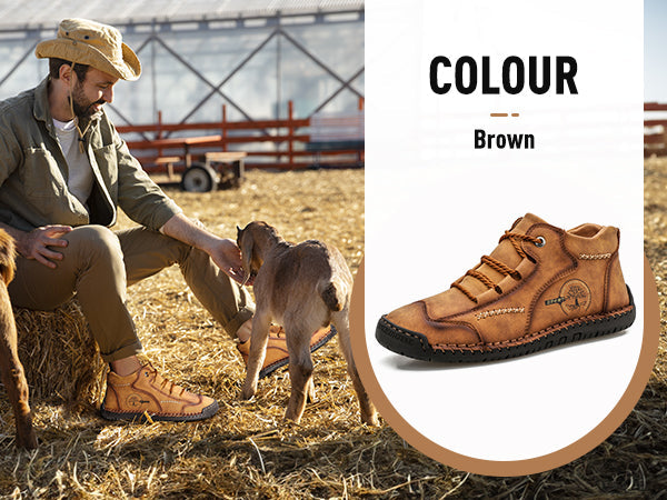 Scarpe ortopediche unisex DEVENP | Scarpe in pelle di vitello di prima qualità cucite a mano | Design ergonomico per alleviare il dolore alla schiena, alle articolazioni e ai piedi | Sconto del 50% per un periodo limitato, fino a esaurimento scorte