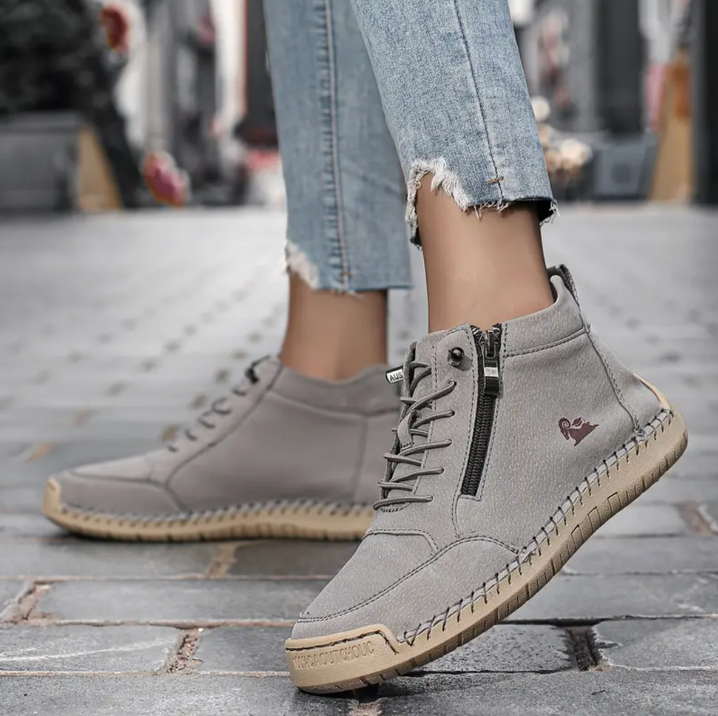 🔥Approfitta del 50% di Sconto oggi! 👞Cammina Senza Dolore: Scarpe Ortopediche in Vera Pelle di Vitello-Supporto dell'arco plantare, impermeabili e antiscivolo.
