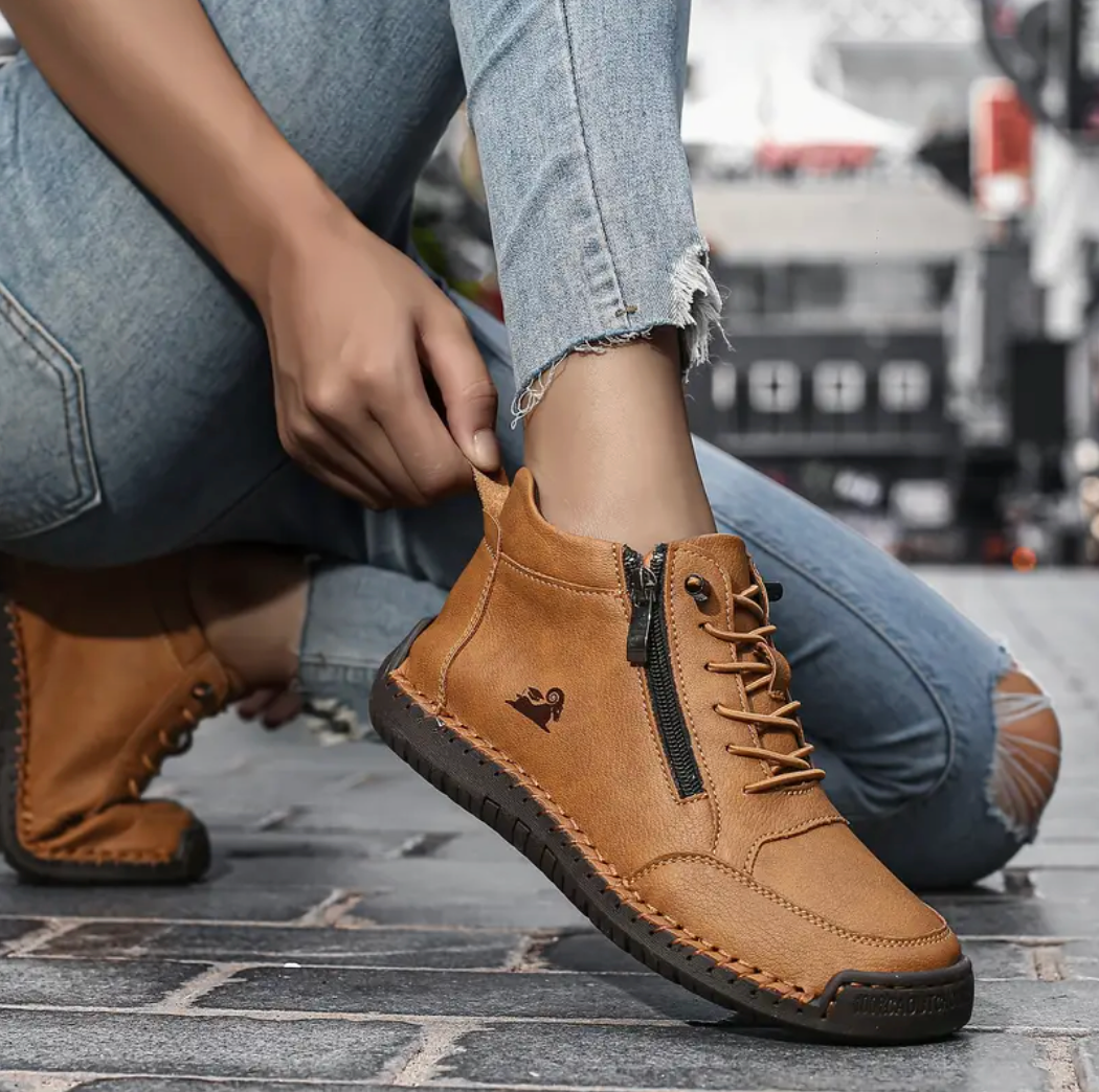 🔥 Sconto del 50% - Non lasciartelo sfuggire! Scarpe selezionate in pelle di vitello - scarpe ortopediche👞resistenti, antiscivolo e impermeabili ✅supporto dell'arco plantare, sollievo dal dolore, unisex