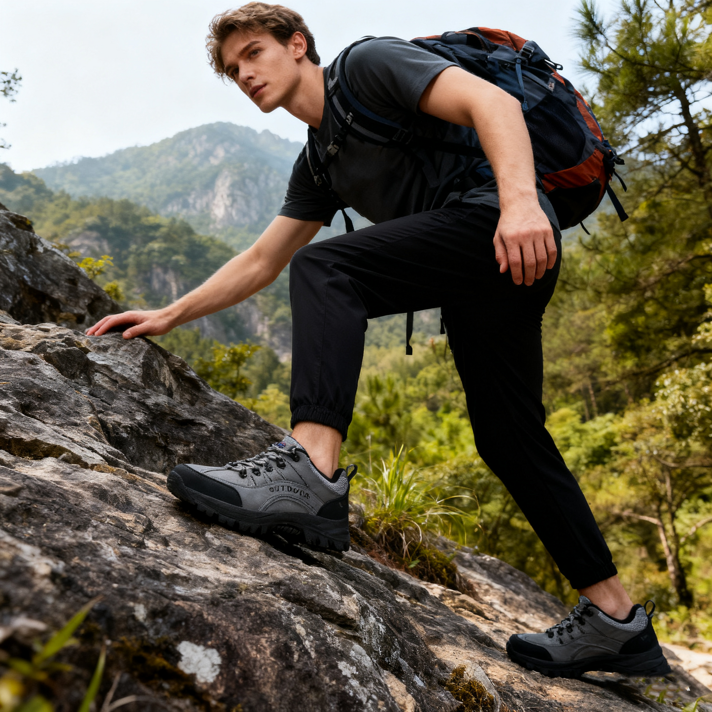 Scarpe ortopediche unisex DEVENP | Scarpe comode da trekking per esterni | Design ergonomico per alleviare il dolore alla schiena, alle articolazioni e ai piedi | Sconto del 50% a tempo limitato, fino a esaurimento scorte