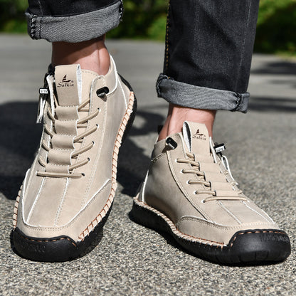 🔥 Sconto del 50% - Non lasciartelo sfuggire!👞Scarpe in Pelle "Zero Fatica": Zip Laterale, Supporto Plantare e suola antiscivolo – il design ergonomico allevia la fatica - unisex.