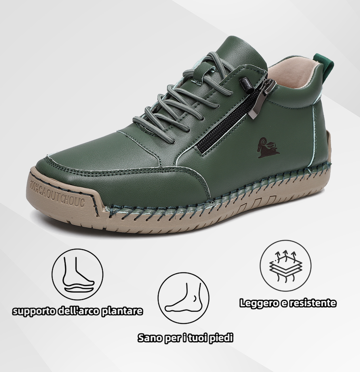 (🔥 Sconto del 50% - Non lasciartelo sfuggire!) Scarpe selezionate in pelle di vitello - scarpe ortopediche - 👞 - resistenti, antiscivolo e impermeabili (supporto dell'arco plantare, sollievo dal dolore, unisex)