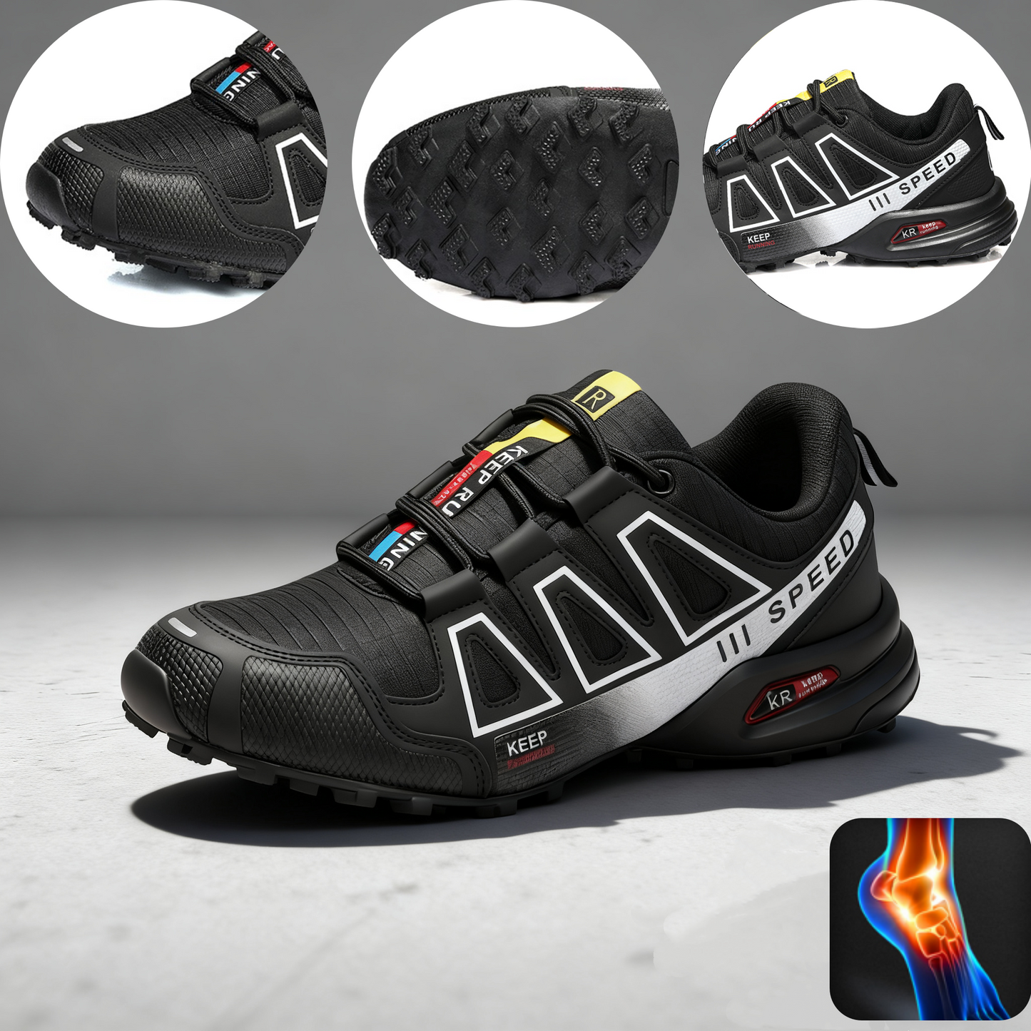 Scarpe ortopediche unisex CHARHAL® | Scarpe sportive comode e traspiranti di alta qualità | Design ergonomico per alleviare il dolore alla schiena, alle articolazioni e ai piedi | Sconto del 50% per un periodo limitato, fino a esaurimento scorte