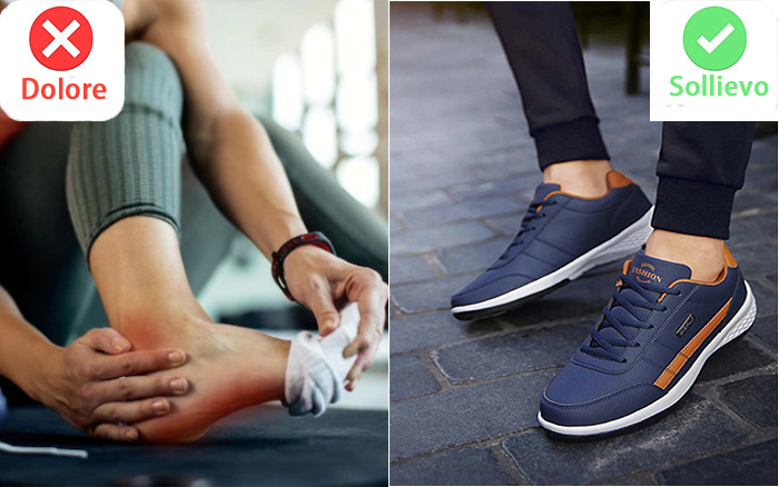 Scarpe ortopediche unisex DEVENP | Scarpe casual morbide, comode e traspiranti | Progettate ergonomicamente per alleviare il dolore alla schiena, alle articolazioni e ai piedi | Sconto del 50% per un periodo limitato, fino a esaurimento scorte