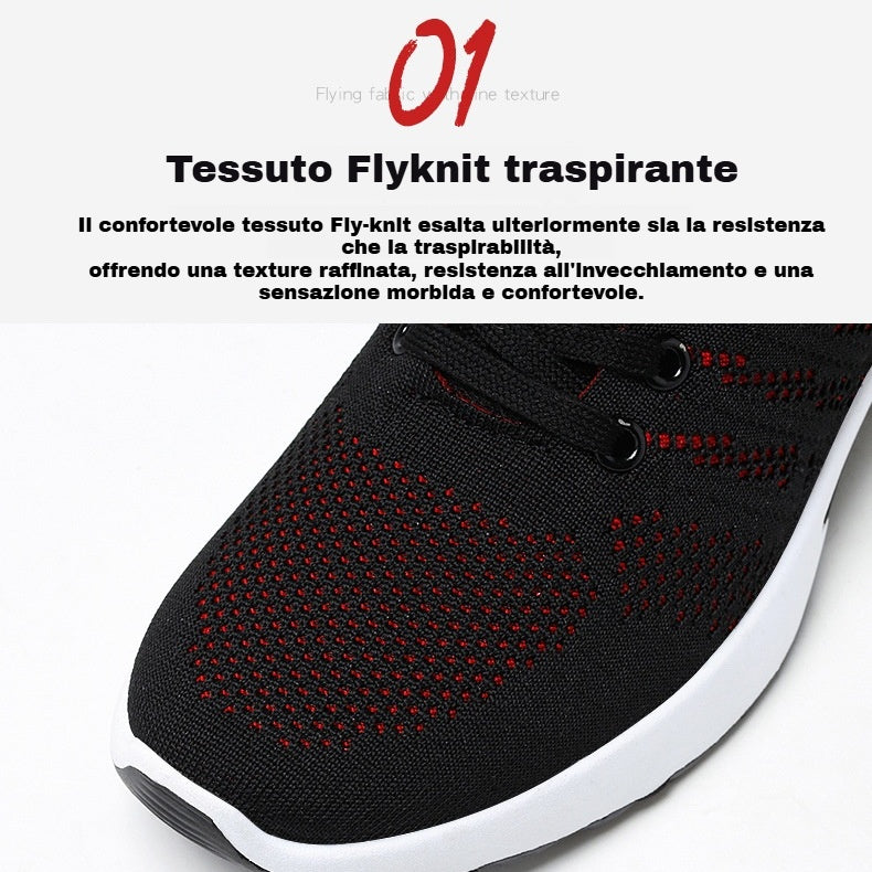 (🔥 50% DI SCONTO — Non lasciartelo sfuggire!) Traspiranti e antiscivolo — Scarpe sportive  — Resistenti, adatte a tutte le superfici (Supporto plantare per una camminata più agevole)