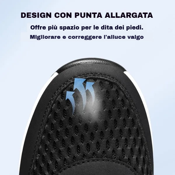 Scarpe ortopediche unisex DEVENP | Scarpe sportive morbide, comode e traspiranti | Progettate ergonomicamente per alleviare il dolore alla schiena, alle articolazioni e ai piedi | Sconto del 50% per un periodo limitato, fino a esaurimento scorte