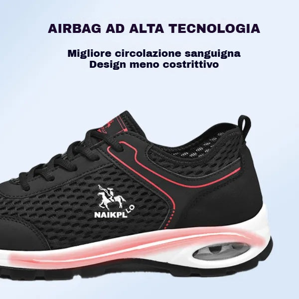 Scarpe ortopediche unisex DEVENP | Scarpe sportive morbide, comode e traspiranti | Progettate ergonomicamente per alleviare il dolore alla schiena, alle articolazioni e ai piedi | Sconto del 50% per un periodo limitato, fino a esaurimento scorte
