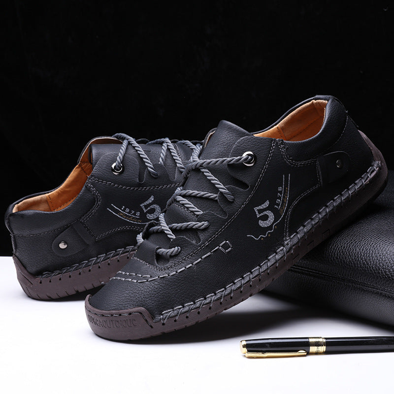 Scarpe ortopediche unisex DEVENP | Scarpe casual in vera pelle cucite a mano | Progettate ergonomicamente per alleviare il dolore alla schiena, alle articolazioni e ai piedi | Sconto del 50% per un periodo limitato, fino a esaurimento scorte