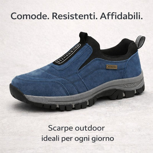 Plaxoo® - Scarpe terapeutiche in pelle scamosciata ✅ Ortesi intelligenti + Risolve il dolore al tallone, la fascite e i dolori muscolari