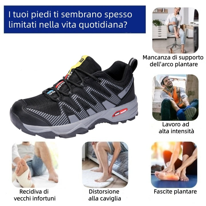 Scarpe ortopediche unisex DEVENP | Scarpe sportive leggere, comode e traspiranti | Progettate ergonomicamente per alleviare il dolore alla schiena, alle articolazioni e ai piedi | Sconto del 50% per un periodo limitato, fino a esaurimento scorte