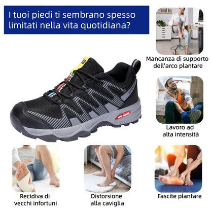 Scarpe ortopediche unisex DEVENP | Scarpe sportive leggere, comode e traspiranti | Progettate ergonomicamente per alleviare il dolore alla schiena, alle articolazioni e ai piedi | Sconto del 50% per un periodo limitato, fino a esaurimento scorte
