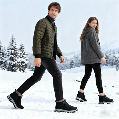 Scarpe ortopediche da donna DEVENP | Scarpe invernali con morbida fodera in lana | Design ergonomico per alleviare il dolore alla schiena, alle articolazioni e ai piedi | Sconto del 50% per un periodo limitato, fino a esaurimento scorte