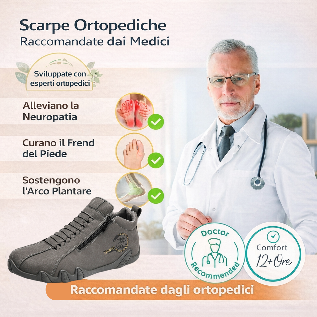 ⏰Sconto del 30% oggi, non lasciartelo sfuggire! 🔥 Scarpe ortopediche da uomo, realizzate a mano in vera pelle 🐂 Impermeabili e antiscivolo ✅ Supporto dell'arco plantare per un comfort che dura tutto il giorno