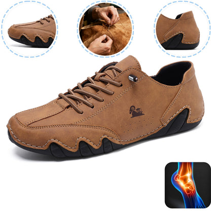 DEVENP® - Scarpe ortopediche ergonomiche in pelle, impermeabili, alleviano il dolore ai piedi - unisex