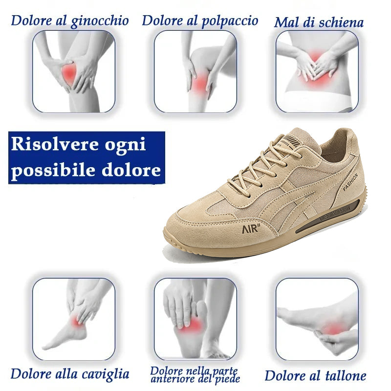 🔥 Sconto del 50% | Scarpe ortopediche CHARHAL® | Offrono supporto all'arco plantare, alleviano il dolore e facilitano la camminata | Adatte sia per uomo che per donna.