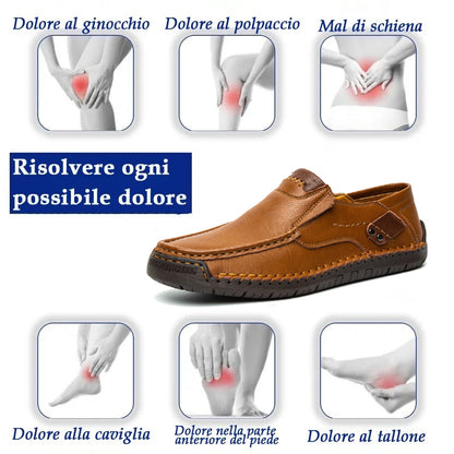 (🔥Sconto del 50% oggi - acquista ora!) Mocassini slip-on eleganti e di qualità premium👞 - progettati ergonomicamente per alleviare il dolore, resistenti e antiscivolo!
