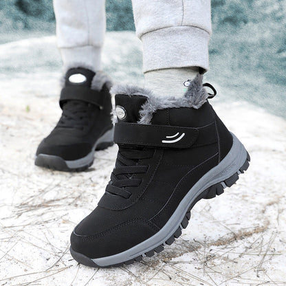 Scarpe invernali in pelle scamosciata ortopedica DEVENP | Scarpe calde e di sicurezza con fodera in lana | Design ergonomico per alleviare il dolore a schiena, piedi e dolori | 🔥Sconto del 50% a tempo limitato, fino a esaurimento scorte