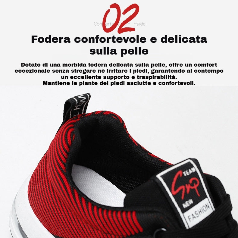 (🔥 50% DI SCONTO — Non lasciartelo sfuggire!) Traspiranti e antiscivolo — Scarpe sportive  — Resistenti, adatte a tutte le superfici (Supporto plantare per una camminata più agevole)