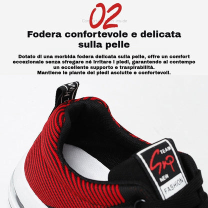 (🔥 50% DI SCONTO — Non lasciartelo sfuggire!) Traspiranti e antiscivolo — Scarpe sportive  — Resistenti, adatte a tutte le superfici (Supporto plantare per una camminata più agevole)