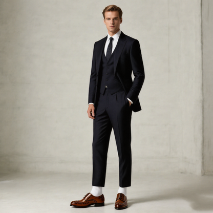 Scarpe ortopediche da uomo DEVENP | Scarpe in vera pelle comode e di alta qualità | Design ergonomico per alleviare il disagio alla schiena, alle articolazioni e ai piedi | Sconto del 50% per un periodo limitato, fino a esaurimento scorte