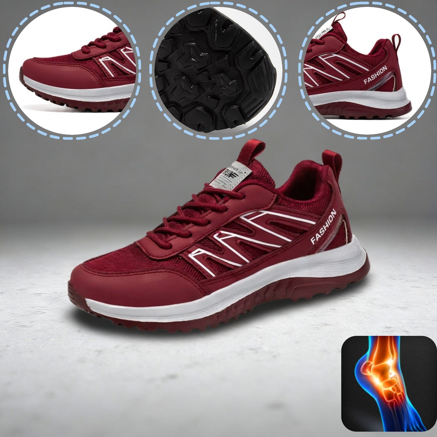 Scarpe ortopediche unisex DEVENP | Scarpe sportive comode e traspiranti | Design ergonomico per alleviare il disagio a schiena, articolazioni e piedi | Sconto del 50% per un periodo limitato, fino a esaurimento scorte