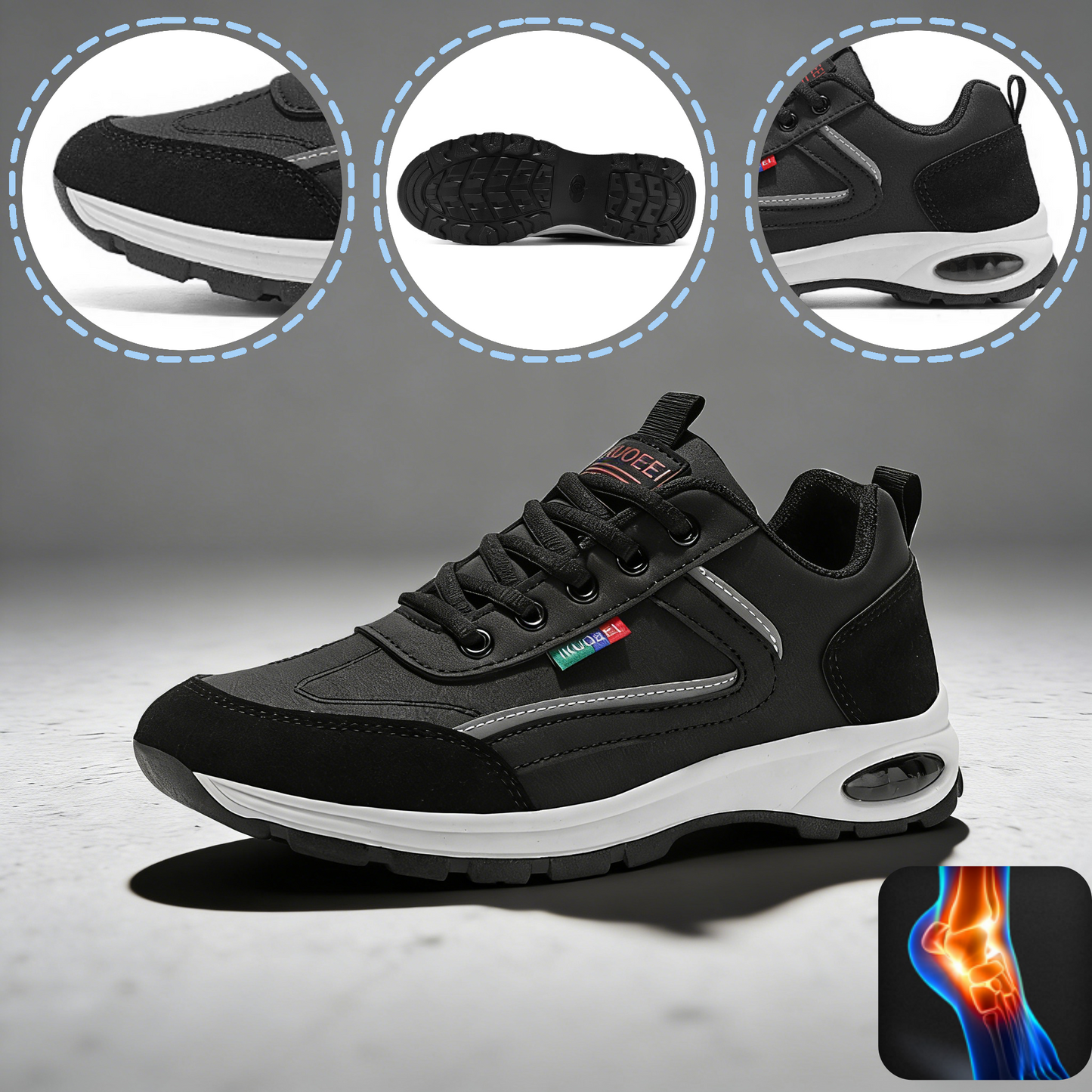 Scarpe ortopediche unisex DEVENP | Scarpe sportive morbide, comode e traspiranti | Progettate ergonomicamente per alleviare il dolore alla schiena, alle articolazioni e ai piedi | Sconto del 50% per un periodo limitato, fino a esaurimento scorte