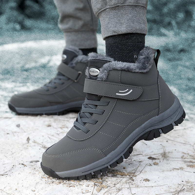 Scarpe invernali in pelle scamosciata ortopedica DEVENP | Scarpe calde e di sicurezza con fodera in lana | Design ergonomico per alleviare il dolore a schiena, piedi e dolori | 🔥Sconto del 50% a tempo limitato, fino a esaurimento scorte