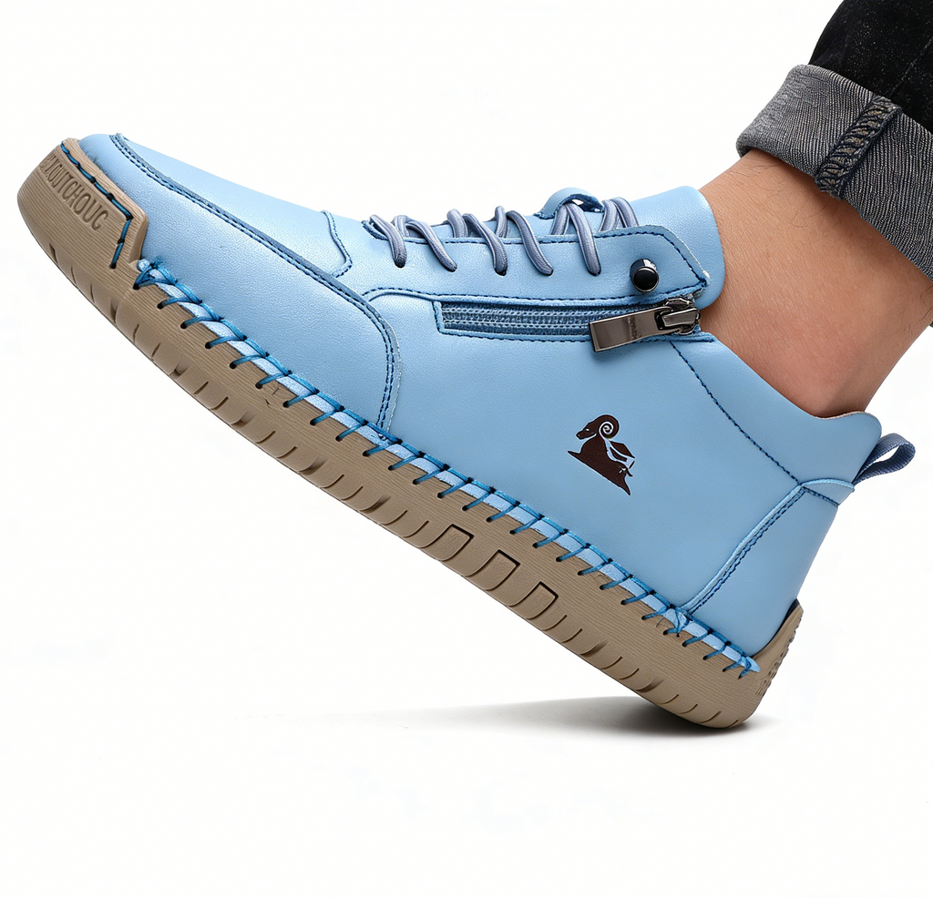 (🔥 Sconto del 50% - Non lasciartelo sfuggire!) Scarpe selezionate in pelle di vitello - scarpe ortopediche - 👞 - resistenti, antiscivolo e impermeabili (supporto dell'arco plantare, sollievo dal dolore, unisex)