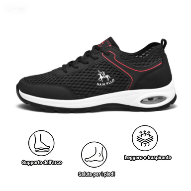 Scarpe ortopediche unisex DEVENP | Scarpe sportive morbide, comode e traspiranti | Progettate ergonomicamente per alleviare il dolore alla schiena, alle articolazioni e ai piedi | Sconto del 50% per un periodo limitato, fino a esaurimento scorte