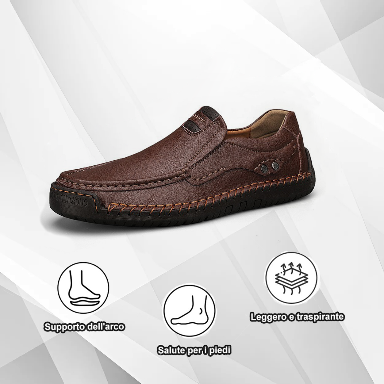 (🔥Sconto del 50% oggi - acquista ora!) Mocassini slip-on eleganti e di qualità premium👞 - progettati ergonomicamente per alleviare il dolore, resistenti e antiscivolo!
