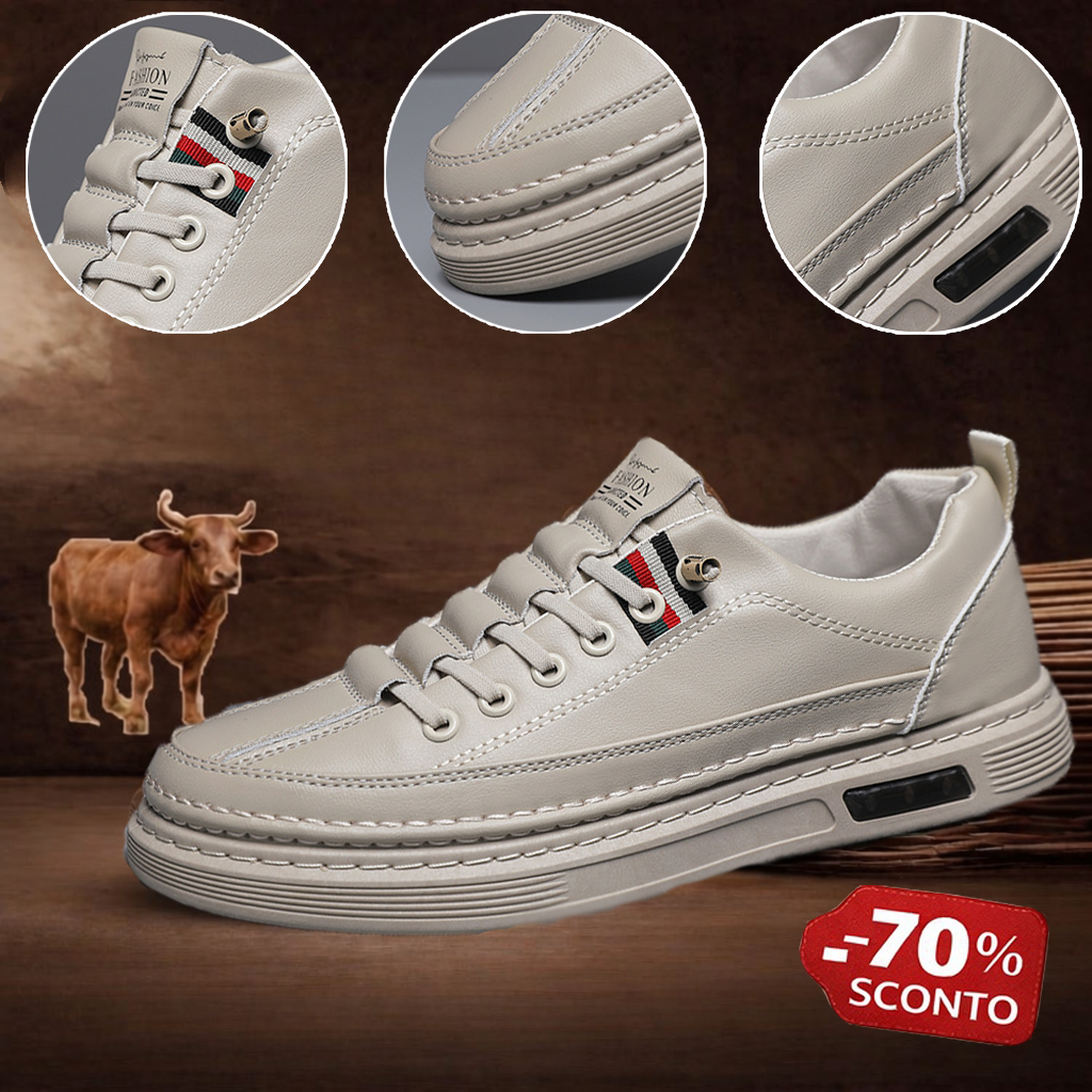 🔥 Scarpe in pelle Premium 🦶 Alleviano efficacemente il dolore ai piedi e la fascite plantare. Ideali per le lunghe camminate; facili da indossare e sfilare ✅ Ampia gamma di taglie disponibili.