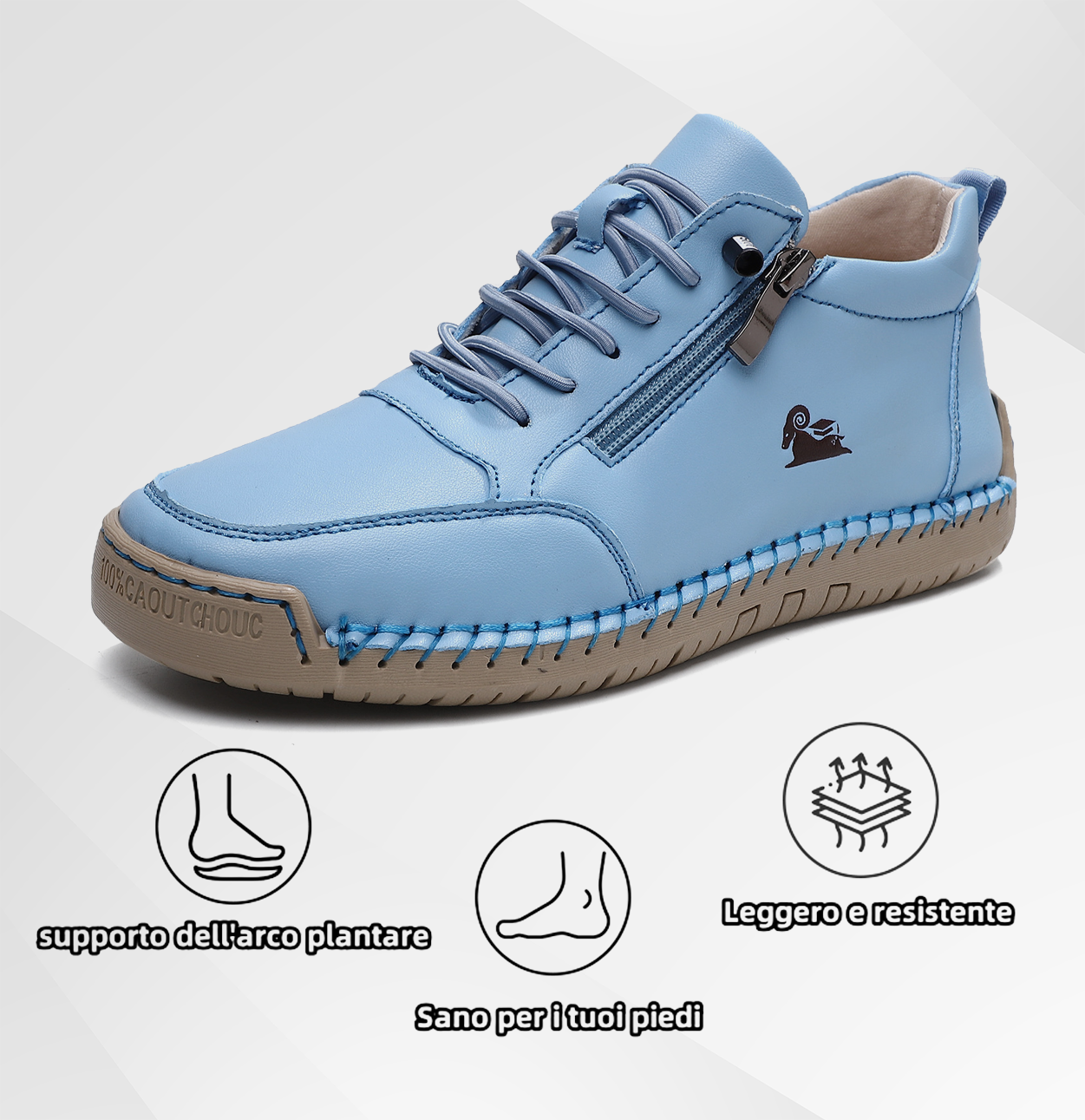 🔥Approfitta del 50% di Sconto oggi! 👞Cammina Senza Dolore: Scarpe Ortopediche in Vera Pelle di Vitello-Supporto dell'arco plantare, impermeabili e antiscivolo.