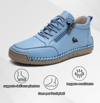 🔥Approfitta del 50% di Sconto oggi! 👞Cammina Senza Dolore: Scarpe Ortopediche in Vera Pelle di Vitello-Supporto dell'arco plantare, impermeabili e antiscivolo.