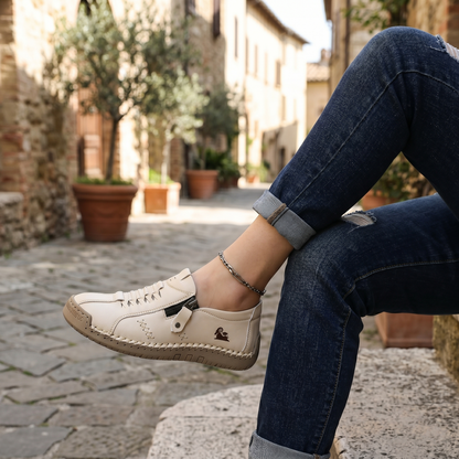 🔥Approfitta del 50% di Sconto oggi! 👞Mocassini Donna in Pelle con Cerniera, Scarpe Comode Ergonomiche, Calzado Casual Senza Lacci per Camminare