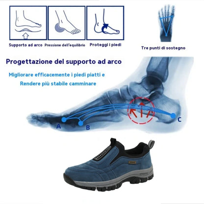 🔥Ultimo giorno! Sconto del 50%!⏰Scarpe ortopediche da uomo di lusso dal design ergonomico✅ Morbide, comode e con un supporto eccellente🦶 - Allevia efficacemente il dolore ai piedi