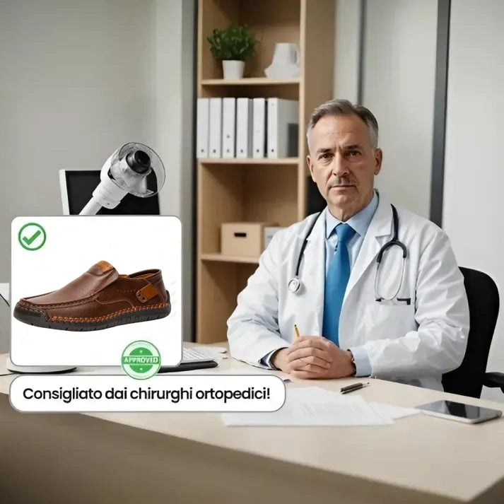 ⏰Sconto del 70% per un periodo limitato: non perdere questa opportunità🔥Scarpe ortopediche impermeabili ed eleganti da uomo👞: migliorano la postura e consentono di camminare e stare in piedi senza dolore