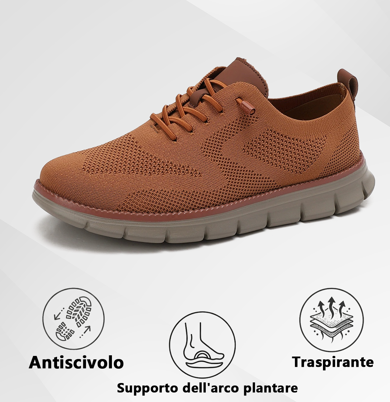 🔥 -50% Solo Oggi ⏰ Mocassini Sportivi Traspiranti in Tessuto Intrecciato! Leggere, versatili e perfette per dire addio al dolore ai piedi.