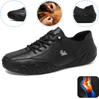 DEVENP® - Scarpe ortopediche ergonomiche in pelle, impermeabili, alleviano il dolore ai piedi - unisex